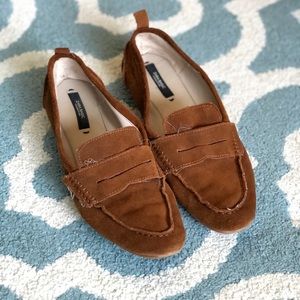 Zara Tobacco brown loafers
